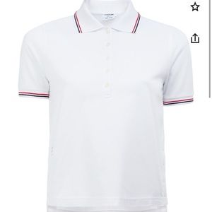 Thom Browne
White Short Sleeve Polo